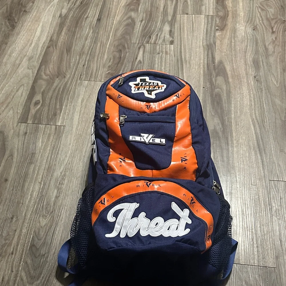 Texas Threat RIVEL large sports backpack, heavy-duty wear.